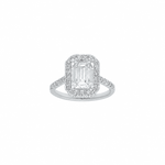 The Regal Emerald Moissanite Ring