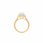The Regal Emerald Moissanite Ring