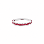 Cherry Pop Ruby Band Ring