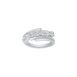 Bridge Band Moissanite Ring