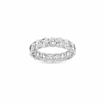 Inara Oval Moissanite Eternity Band
