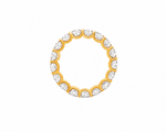 Inara Oval Moissanite Eternity Band