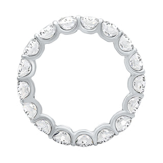 Inara Oval Eternity Band Ring | Adila Jewels