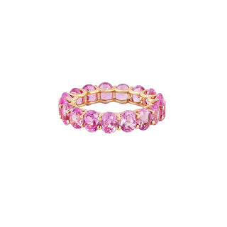 Silver Rings for Women -Blush Pop Silver Gemstone Band Ring | Adila Jewels