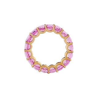 Silver Rings for Women -Blush Pop Silver Gemstone Band Ring | Adila Jewels
