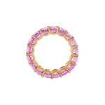 Silver Rings for Women -Blush Pop Silver Gemstone Band Ring | Adila Jewels