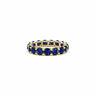 Silver Eternity Rings for Women -Jamun Pop Challa Silver Gemstone Ring | Adila Jewels