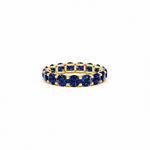 Silver Eternity Rings for Women -Jamun Pop Challa Silver Gemstone Ring | Adila Jewels