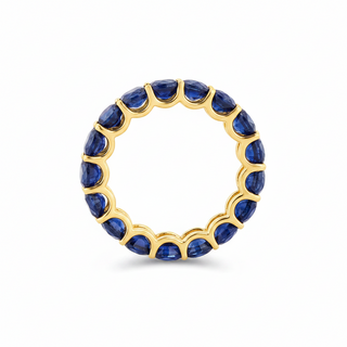 Silver yellow Eternity Rings for Women -Jamun Pop Challa Silver Gemstone Ring | Adila Jewels