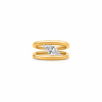Vira Marquise Moissanite Silver Ring