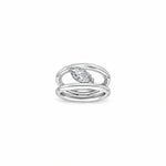 Vira Marquise Moissanite Silver Ring