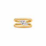 Vira Marquise Moissanite Silver Ring