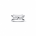 Vira Marquise Moissanite Silver Ring