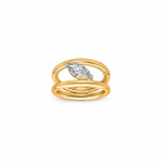 Vira Marquise Moissanite Silver Ring