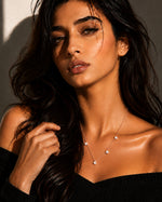 Sway Moissanite Drop Necklace