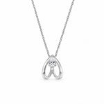 Inaaya Pear Moissanite Necklace