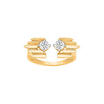 Soul to Soul Round Cut Solitaire Moissanite Ring
