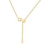 Pear Halo Necklace - Eira | Adila Jewels