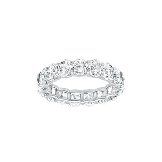 Inara Oval Moissanite Eternity Band