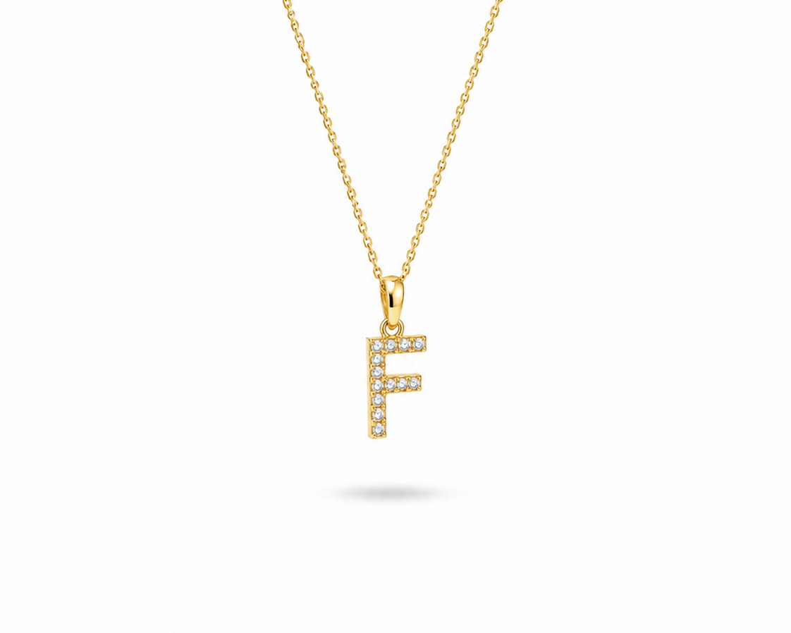 Timeless Initial F Pendant