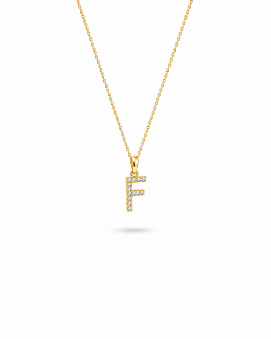 Timeless Initial F Pendant