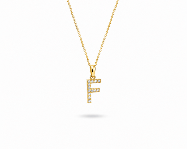 Timeless Initial F Pendant