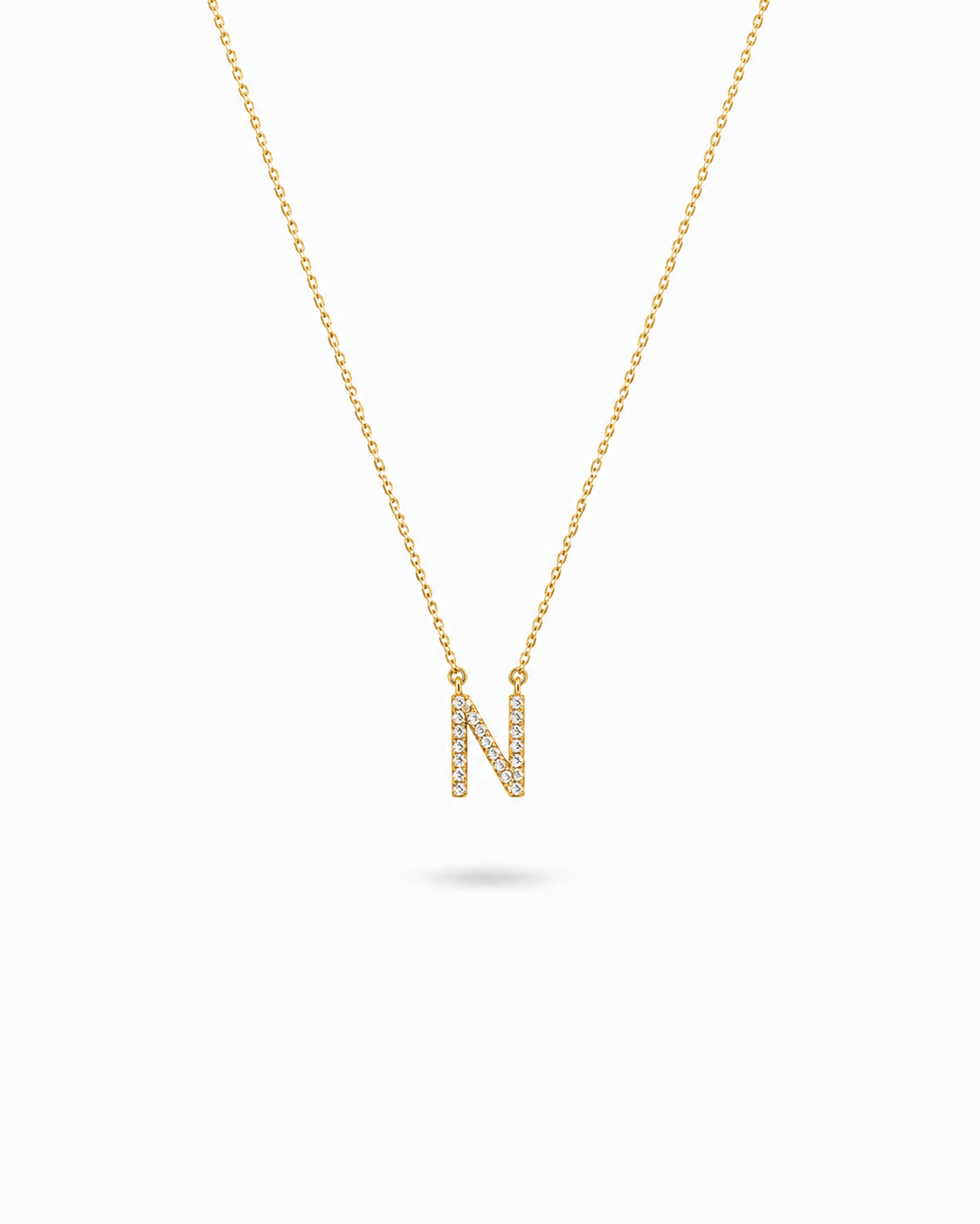 Timeless Initial N Necklace
