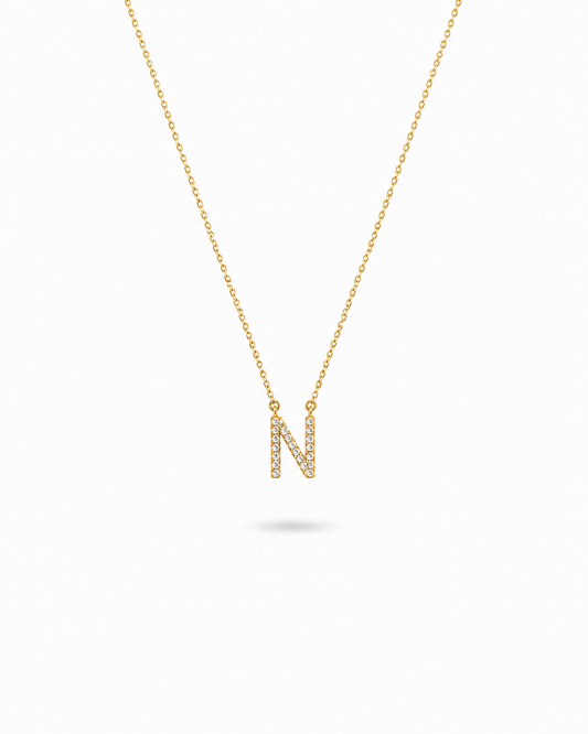 Timeless Initial N Necklace