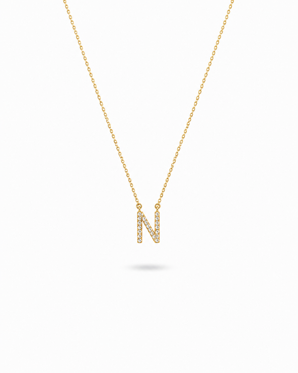 Timeless Initial N Necklace