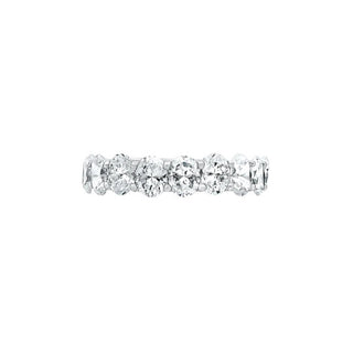 Inara Oval Moissanite Eternity Band