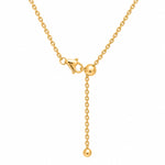 Indira Blue Enamel Moissanite Lariat Necklace
