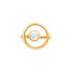 Aura Round Moissanite Ring