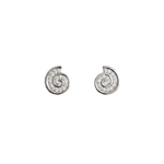 Nerina Shell Silver Moissanite Earrings| Everyday Jewelry – Adila