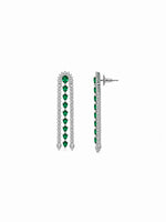Zeenat Green Dangler Earrings