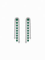Zeenat Green Dangler Earrings