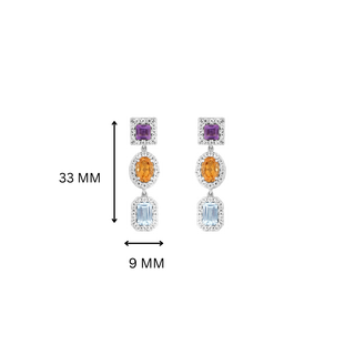 Soleia Multi-tone Earrings
