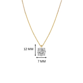 Tara 1ct Solitaire Necklace