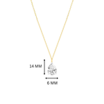 Riya 1.00ct Solitaire Necklace