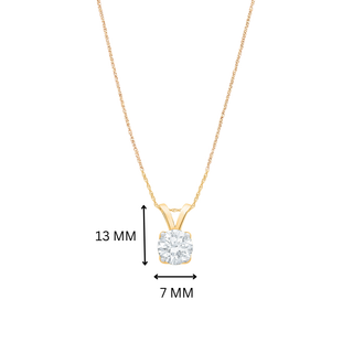 Aira Solitaire Moissanite Pendant