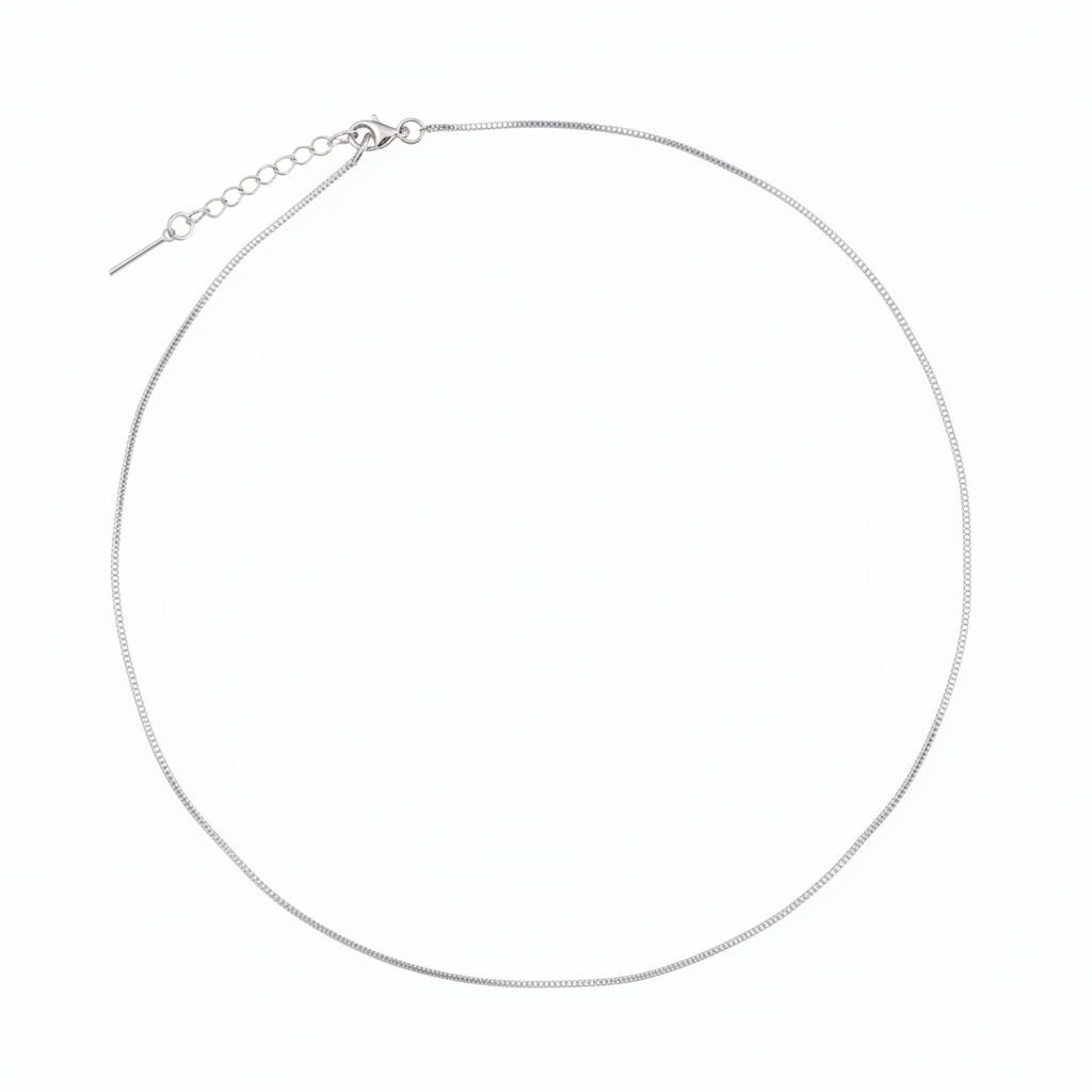 Ananta Necklace Charm Chain Silver