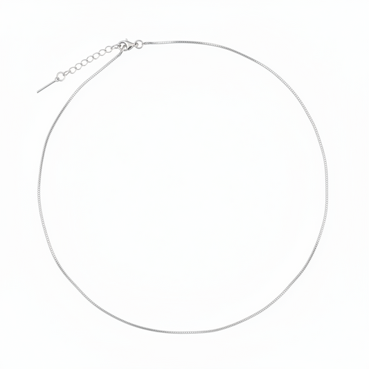 Ananta Necklace Charm Chain Silver