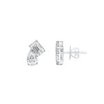 Eshani Duo Moissanite Stud Earrings
