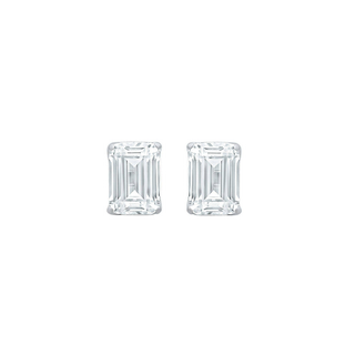 Alina Emerald 2.00ct Moissanite Earrings