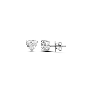 Kia Heart 2.00ct Moissanite Stud Earrings