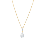 Meera Pear Drop Moissanite Pendant