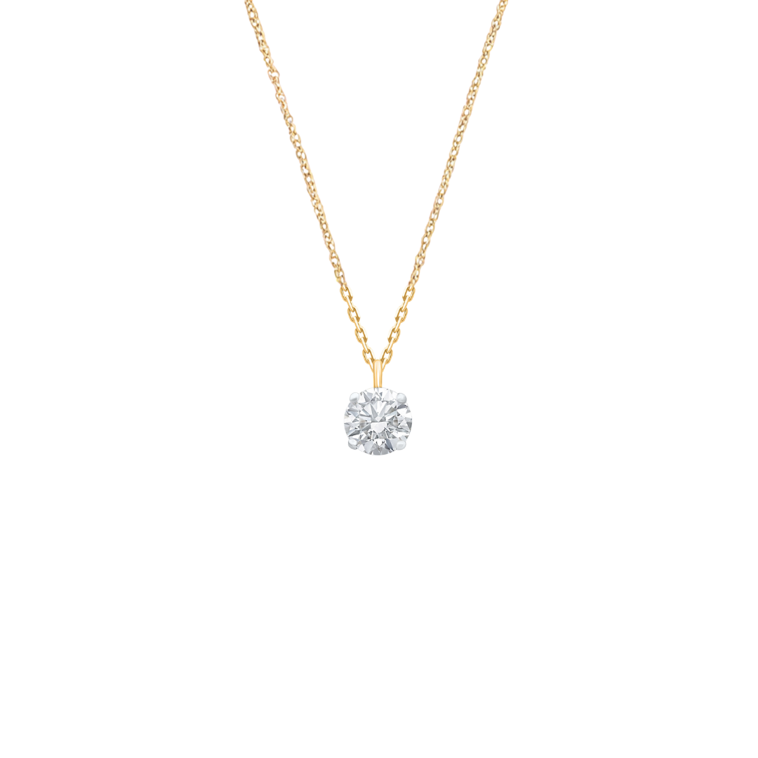 Tara 3/4ct Moissanite Solitaire Necklace