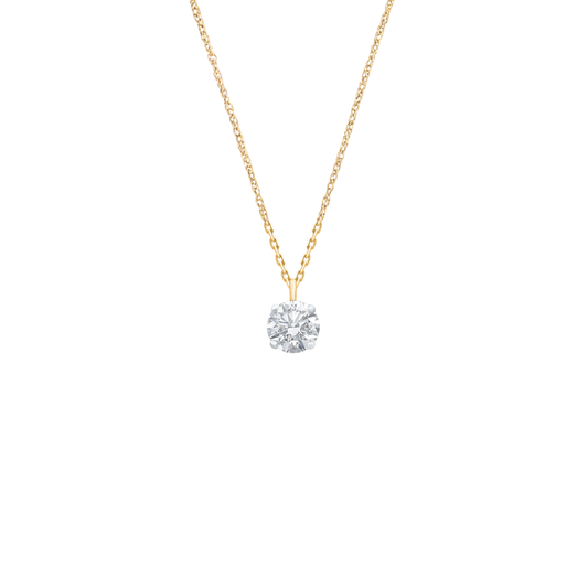 Tara 3/4ct Moissanite Solitaire Necklace