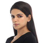 Emerald Studs earrings for women - Ariana | Adila Jewels