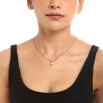 Solitaire Necklaces - Aira | Adila Jewels