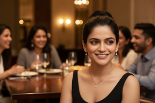 Meera Pear Drop Moissanite Earrings